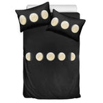 Blood Moon Lunar Phase Print Duvet Cover Bedding Set