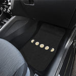 Blood Moon Lunar Phase Print Front and Back Car Floor Mats