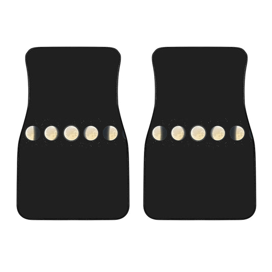 Blood Moon Lunar Phase Print Front Car Floor Mats
