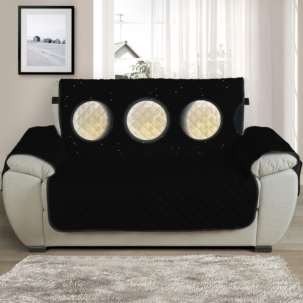 Blood Moon Lunar Phase Print Half Sofa Protector