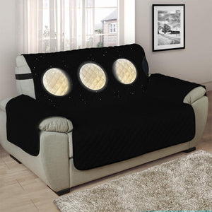 Blood Moon Lunar Phase Print Half Sofa Protector