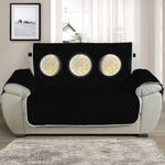 Blood Moon Lunar Phase Print Half Sofa Protector