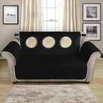 Blood Moon Lunar Phase Print Loveseat Protector