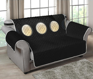 Blood Moon Lunar Phase Print Loveseat Protector