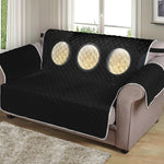 Blood Moon Lunar Phase Print Loveseat Protector