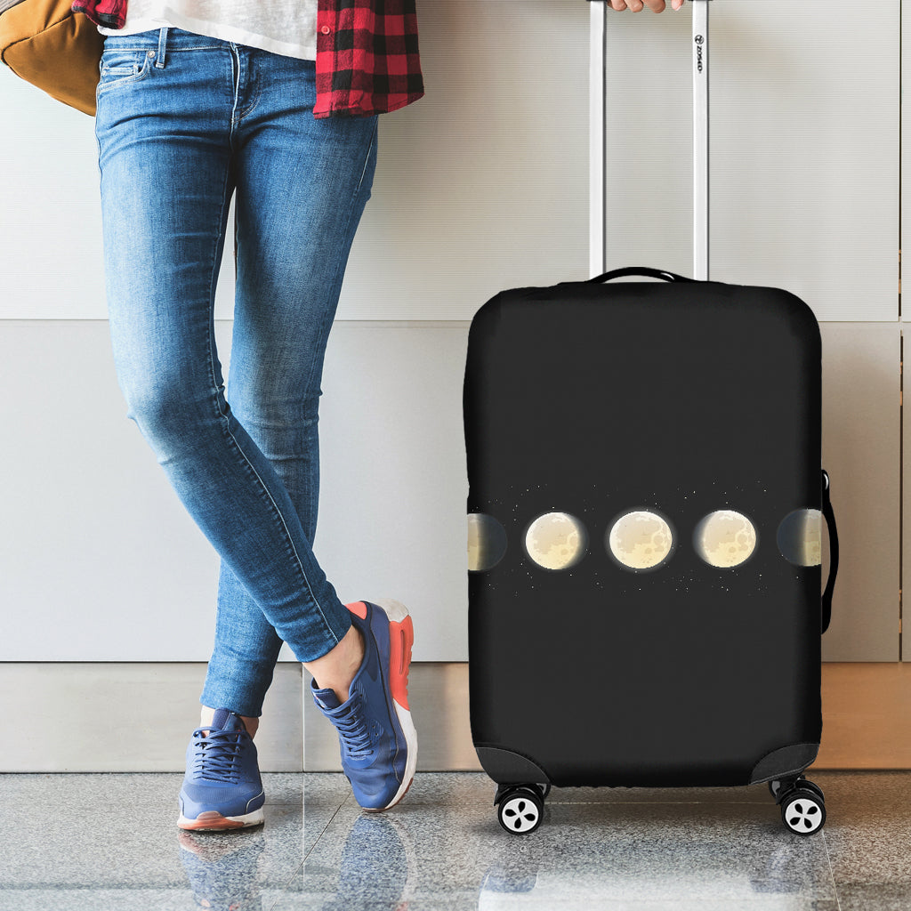 Blood Moon Lunar Phase Print Luggage Cover