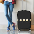 Blood Moon Lunar Phase Print Luggage Cover