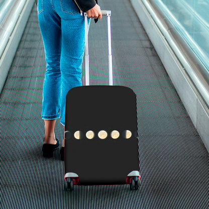 Blood Moon Lunar Phase Print Luggage Cover