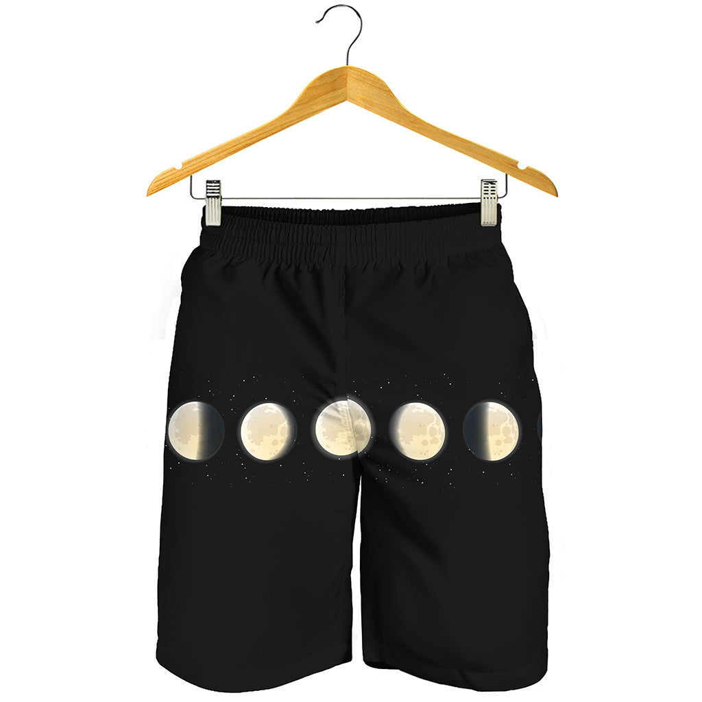 Blood Moon Lunar Phase Print Men's Shorts