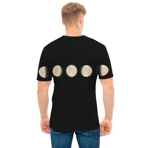 Blood Moon Lunar Phase Print Men's T-Shirt