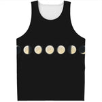 Blood Moon Lunar Phase Print Men's Tank Top