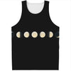 Blood Moon Lunar Phase Print Men's Tank Top