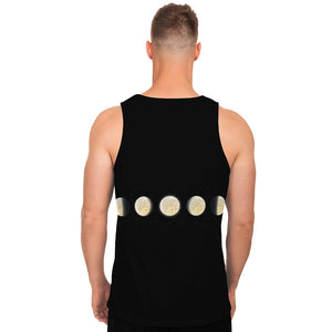 Blood Moon Lunar Phase Print Men's Tank Top