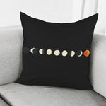 Blood Moon Lunar Phase Print Pillow Cover