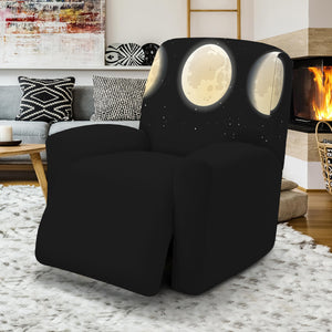 Blood Moon Lunar Phase Print Recliner Slipcover