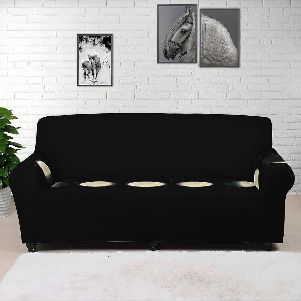 Blood Moon Lunar Phase Print Sofa Cover