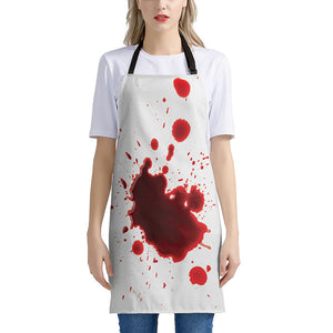 Blood Splashed Print Apron