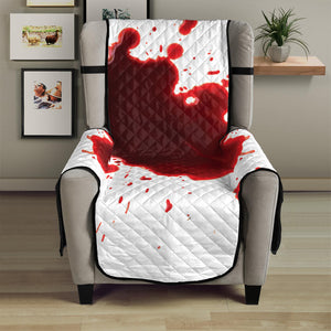 Blood Splashed Print Armchair Protector