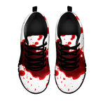 Blood Splashed Print Black Sneakers