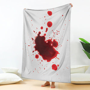 Blood Splashed Print Blanket