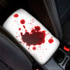 Blood Splashed Print Car Center Console Cover