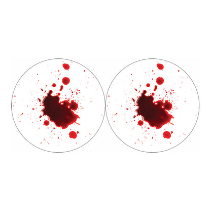Blood Splashed Print Car Coasters