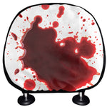 Blood Splashed Print Car Headrest Covers