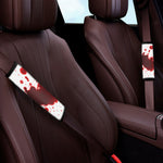 Blood Splashed Print Car Seat Belt Covers