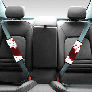 Blood Splashed Print Car Seat Belt Covers