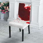 Blood Splashed Print Dining Chair Slipcover