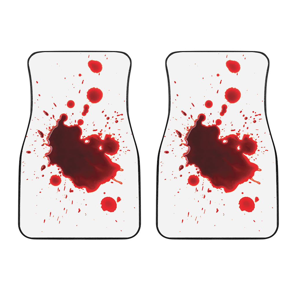 Blood Splashed Print Front Car Floor Mats