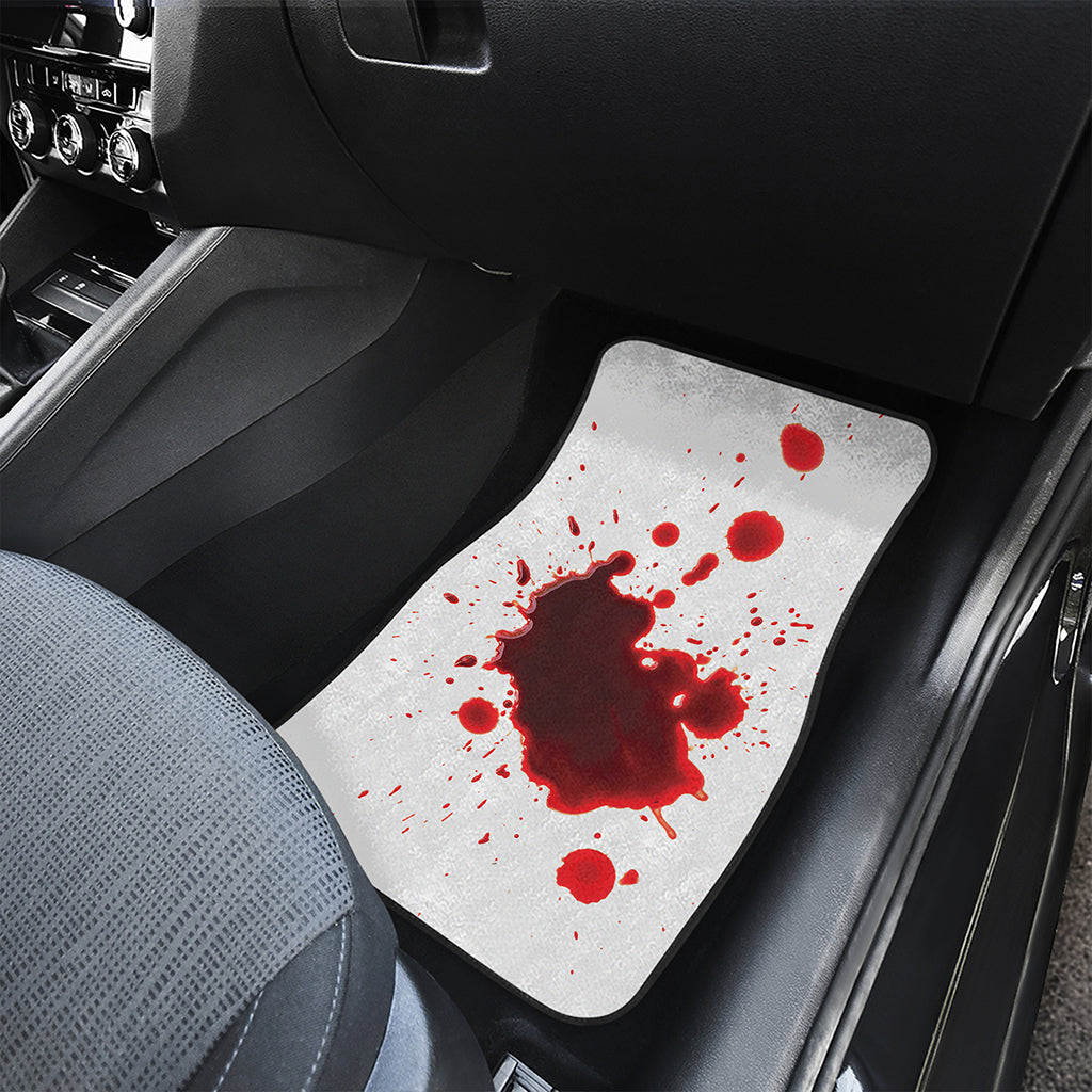 Blood Splashed Print Front Car Floor Mats