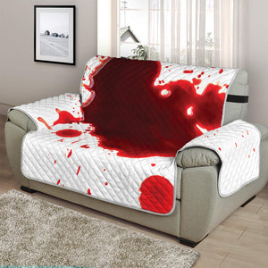 Blood Splashed Print Half Sofa Protector