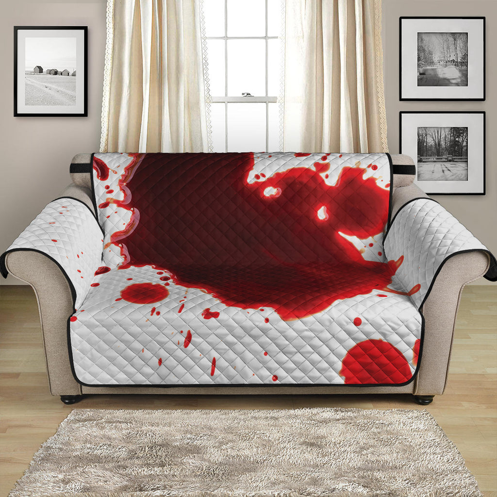 Blood Splashed Print Loveseat Protector