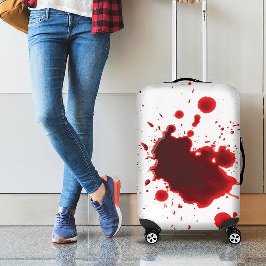 Blood Splashed Print Luggage Cover
