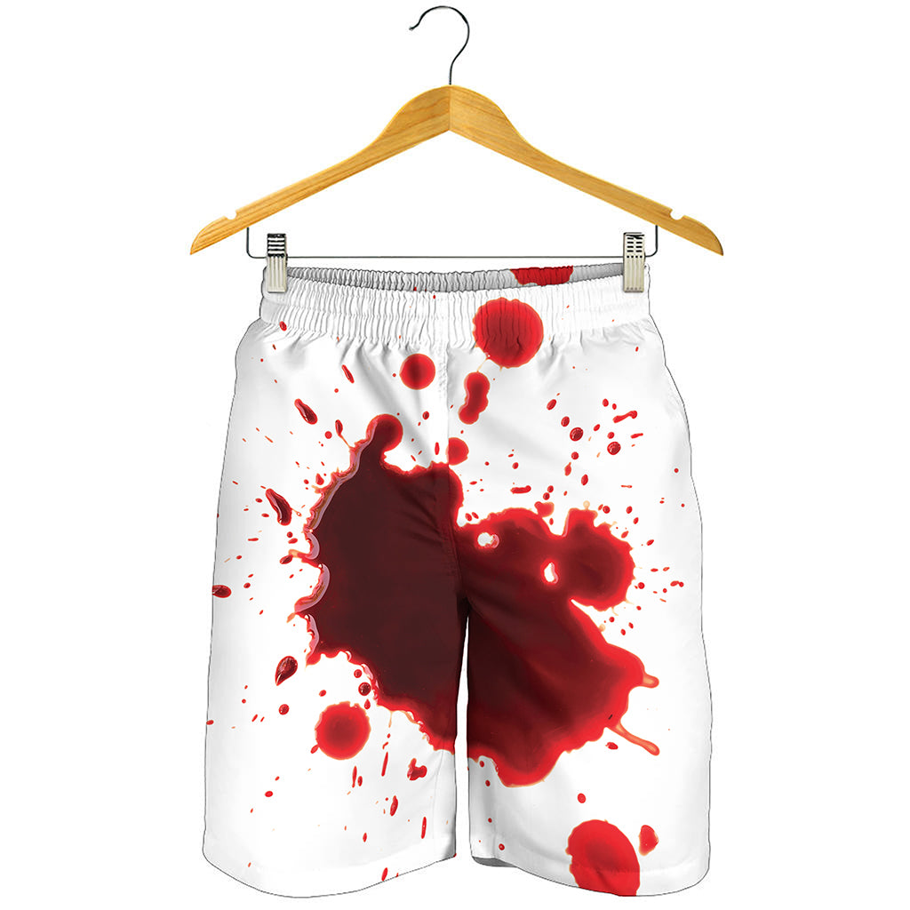 Blood Splashed Print Men's Shorts