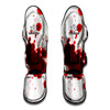 Blood Splashed Print Muay Thai Shin Guard