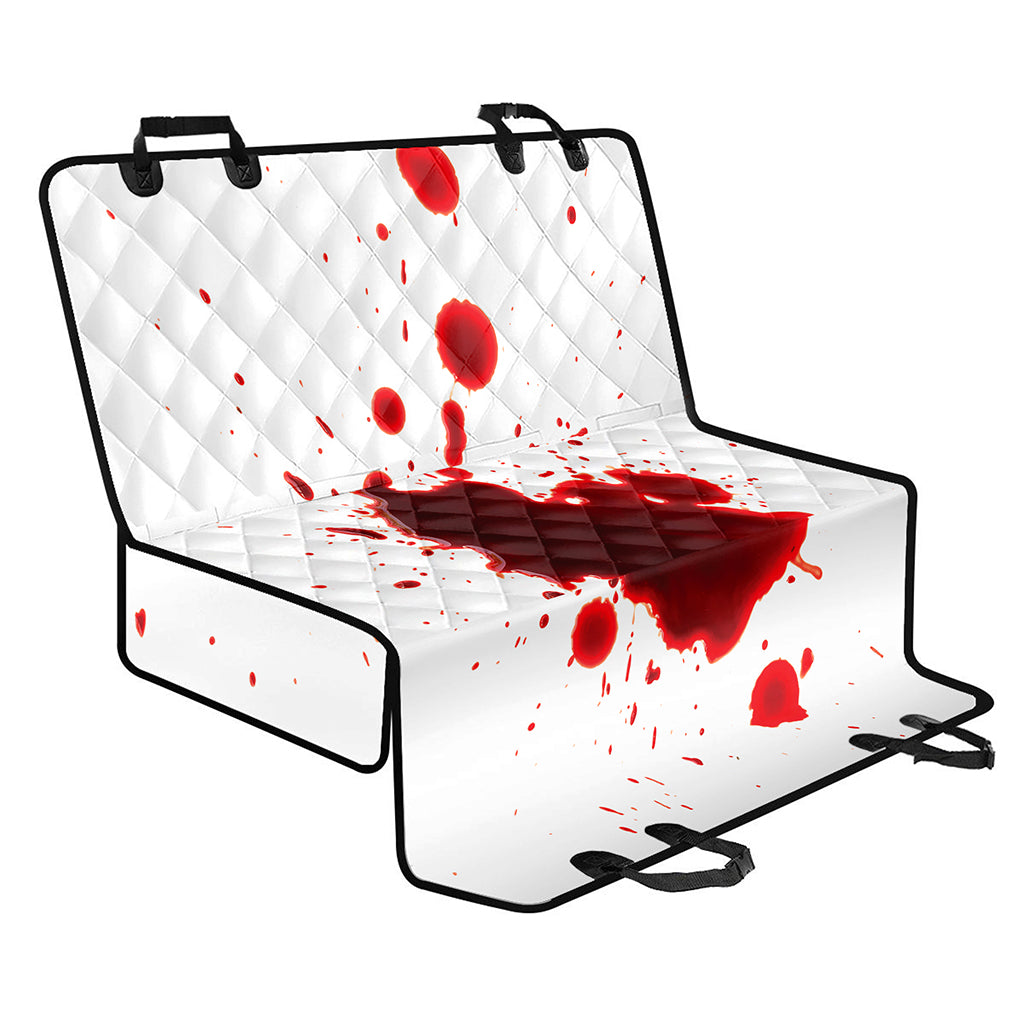 Blood Splashed Print Pet Car Back Seat Cover