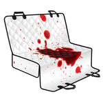 Blood Splashed Print Pet Car Back Seat Cover