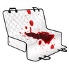 Blood Splashed Print Pet Car Back Seat Cover