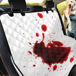 Blood Splashed Print Pet Car Back Seat Cover