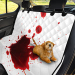 Blood Splashed Print Pet Car Back Seat Cover