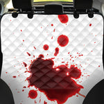 Blood Splashed Print Pet Car Back Seat Cover