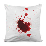 Blood Splashed Print Pillow Cover
