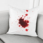 Blood Splashed Print Pillow Cover