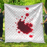Blood Splashed Print Quilt