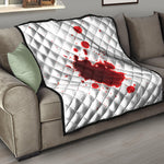Blood Splashed Print Quilt