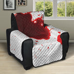 Blood Splashed Print Recliner Protector