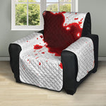 Blood Splashed Print Recliner Protector