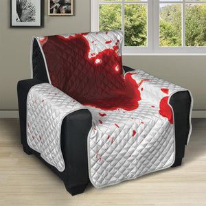 Blood Splashed Print Recliner Protector